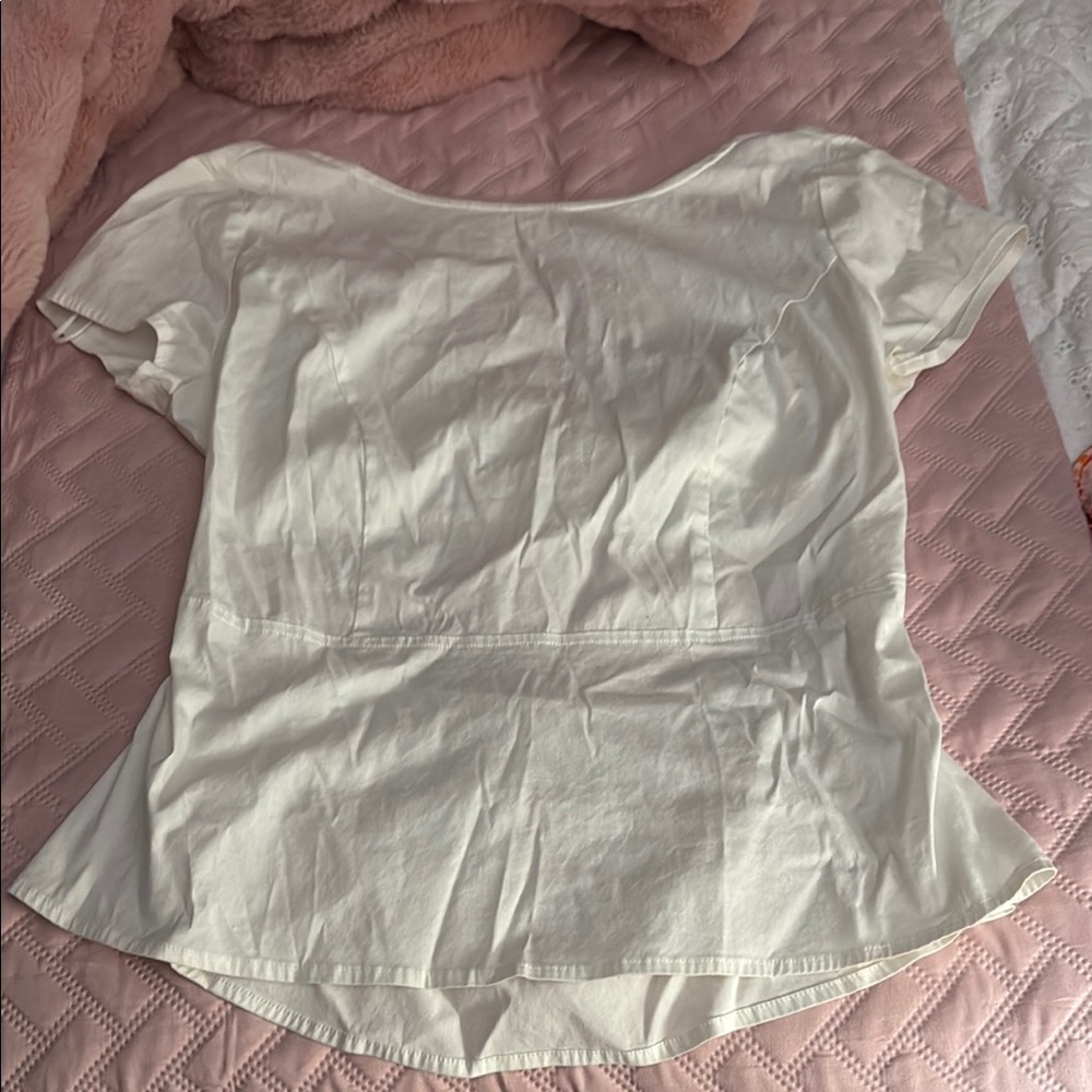 Elegant Cream Women's Top
